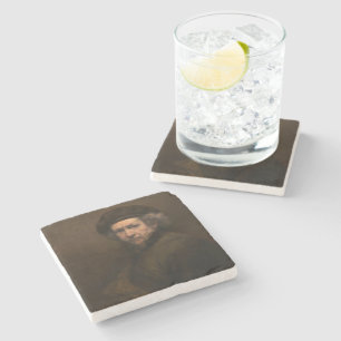 Dessous-de-verre En Pierre Peintre néerlandais Rembrandt Maître de l'Âge d'or