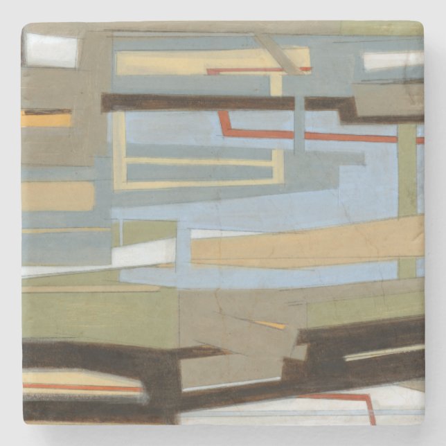 Dessous-de-verre En Pierre Peinture de la liberté d'expression moderne par No (Devant)