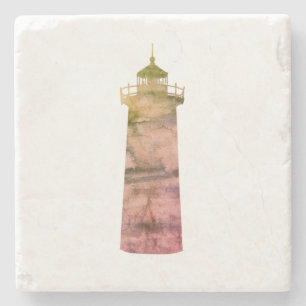 Dessous-de-verre En Pierre Peinture phare Dessous de verre en pierre de marbr