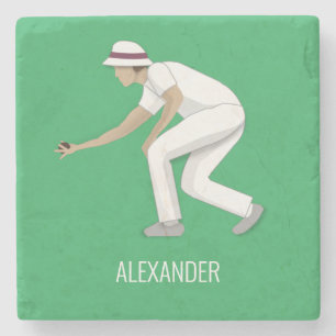 Dessous-de-verre En Pierre Pelouse Bowls