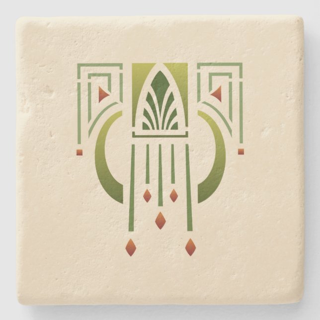 Dessous-de-verre En Pierre "Pendentif d'arts et de métiers " adoptif de (Devant)