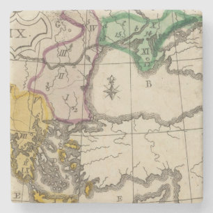 Dessous-de-verre En Pierre Péninsule balkanique 3