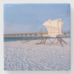 Dessous-de-verre En Pierre Pensacola Matin Lifeguard Stand And Pier