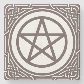 Dessous-de-verre En Pierre Pentacle de l'autel -