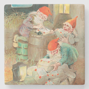 Dessous-de-verre En Pierre Père Noël suédoise de Noël (par Jenny Nyström)