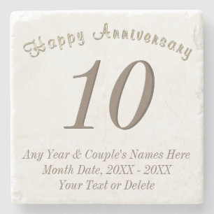 Dessous-de-verre En Pierre Personnalisé et tous cadeaux d'anniversaire