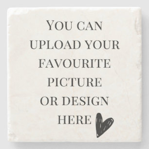 Dessous-de-verre En Pierre Personnalisez le marbre de 4 po x 4 po