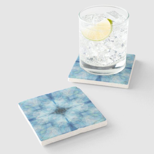 Dessous-de-verre En Pierre Pétales épars (Côté)