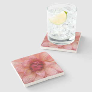 Dessous-de-verre En Pierre pétales roses