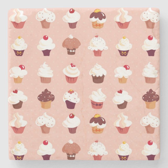 Dessous-de-verre En Pierre Petits gâteaux (Devant)