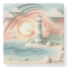 Phare au bord de la mer