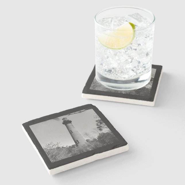 Dessous-de-verre En Pierre Phare de Currituck (Côté)