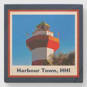 Dessous-de-verre En Pierre Phare de Hilton Head Island Harbour Town
