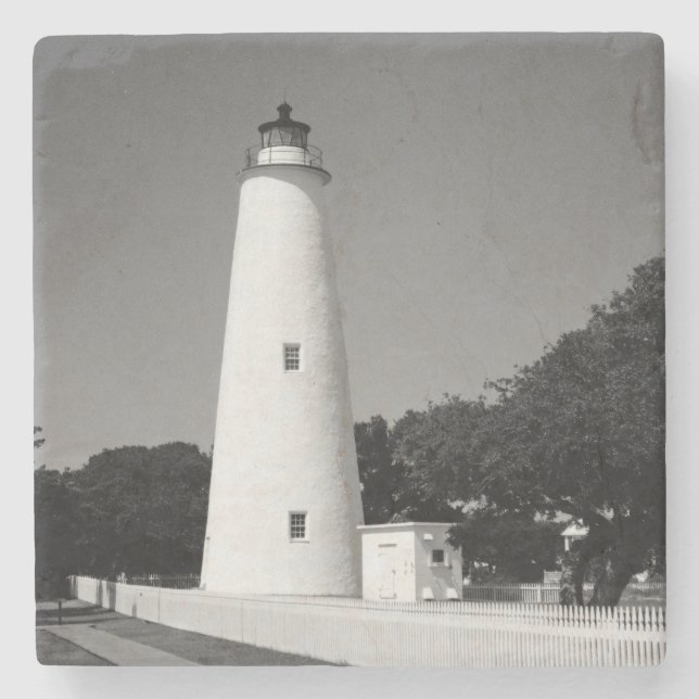Dessous-de-verre En Pierre Phare d'Ocracoke (Devant)