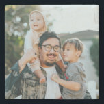 Dessous-de-verre En Pierre Photo personnalisée<br><div class="desc">Dessous de verre en pierre personnalisée photo</div>