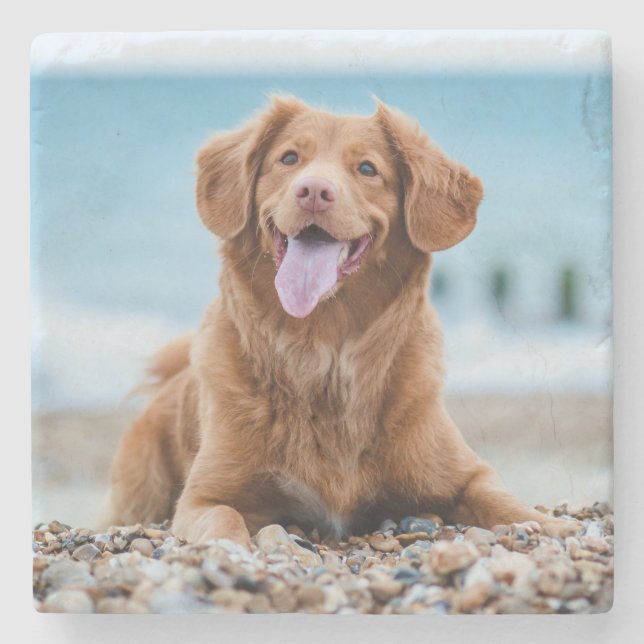 Dessous-de-verre En Pierre Photo personnalisée Créez votre propre photo (Devant)