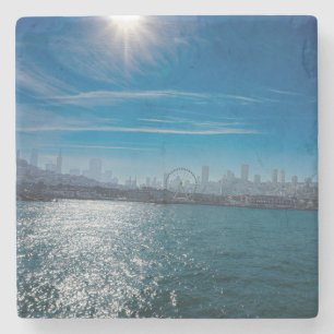 Dessous-de-verre En Pierre Photographie du front de mer de San Francisco Pier