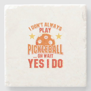 Dessous-de-verre En Pierre Pickleball