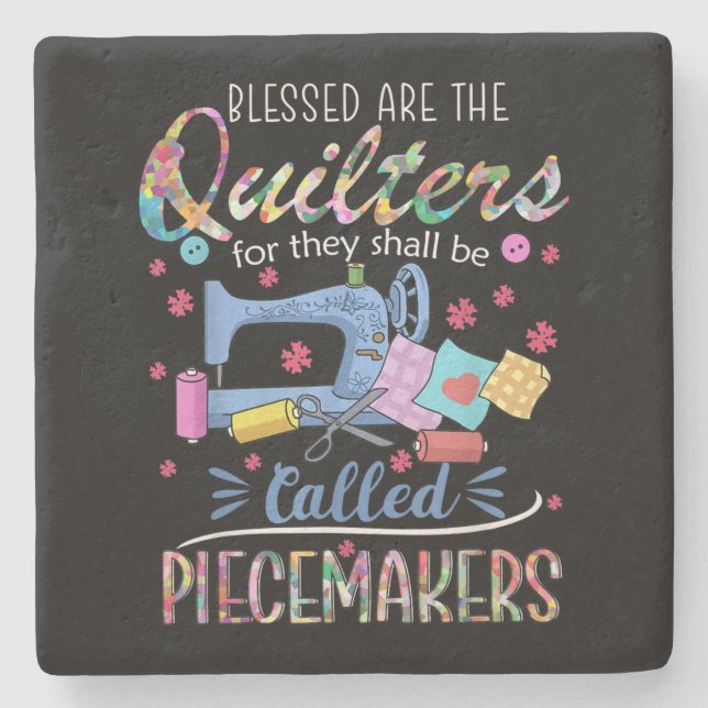 Dessous-de-verre En Pierre Piecemakers Piecemakers Quilting Couture Cadeau (Devant)