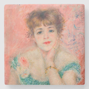 Dessous-de-verre En Pierre Pierre-Auguste Renoir - Actrice Jeanne Samary