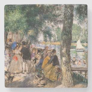 Dessous-de-verre En Pierre Pierre-Auguste Renoir - Baignade sur la Seine