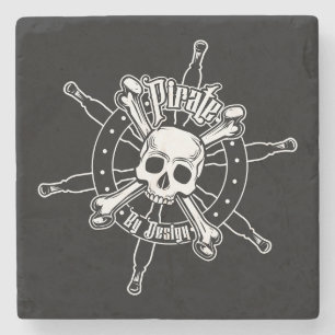 Dessous-de-verre En Pierre Pierre de Dessous de verre pirate