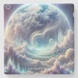 Dessous-de-verre En Pierre Pierre de pleine conscience Coaster