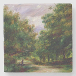Dessous-de-verre En Pierre Pierre un Renoir la route près de Cagnes