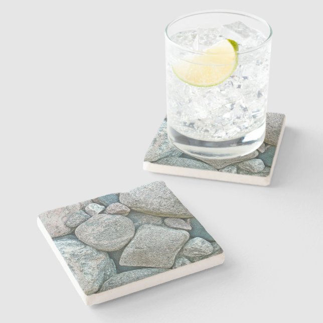 DESSOUS-DE-VERRE EN PIERRE PIERRES (Côté)