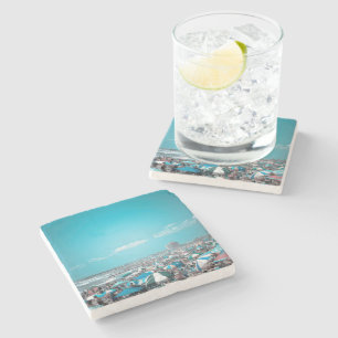 Dessous-de-verre En Pierre Plage côtière du Jersey Shore