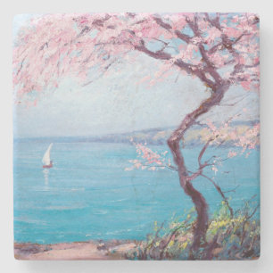 Dessous-de-verre En Pierre Plage de Biarritz (par Kimon Loghi)