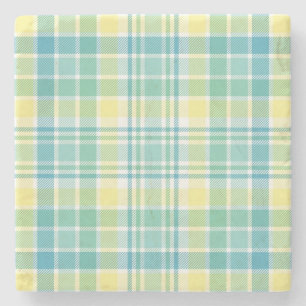 Dessous-de-verre En Pierre Plaid en pastel