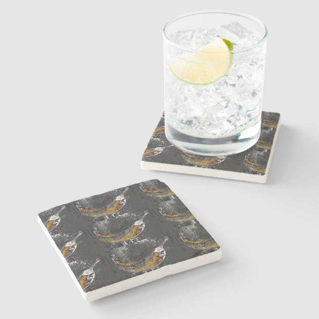 Dessous-de-verre En Pierre plaine plane (Côté)