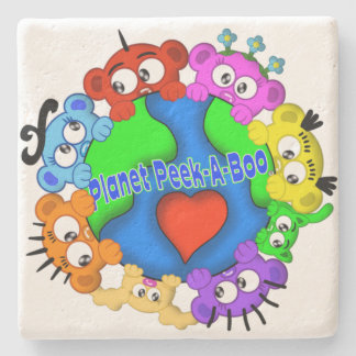 Dessous-de-verre En Pierre Plaisir Dessous de verre de la planète Peek-A-Boo