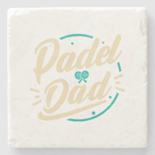 Dessous-de-verre En Pierre Plate-forme de Padel Dad Tennis Paddleball Padel 