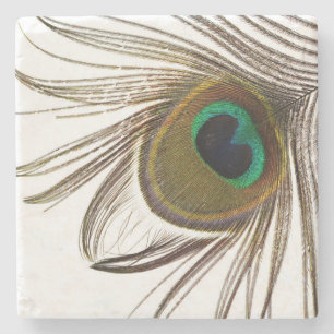 Dessous-de-verre En Pierre Plume de paon