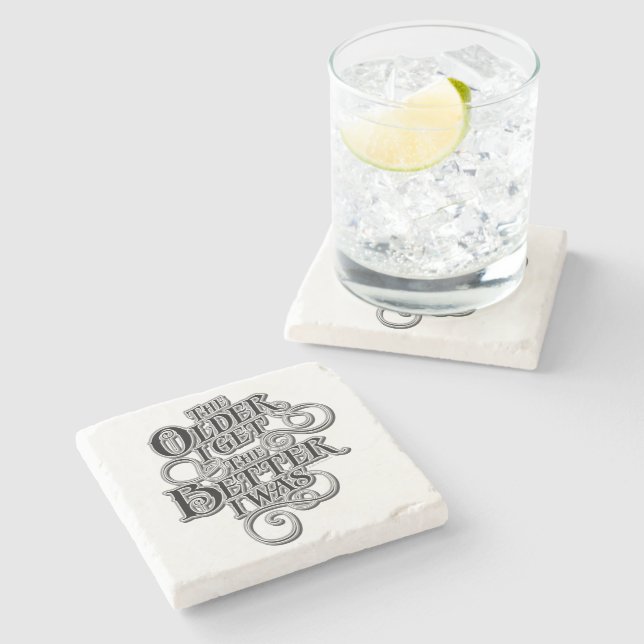 Dessous-de-verre En Pierre Plus ancien Dessous de verre en pierre (Côté)