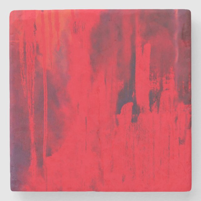 Dessous-de-verre En Pierre Plus rouge svp (Devant)