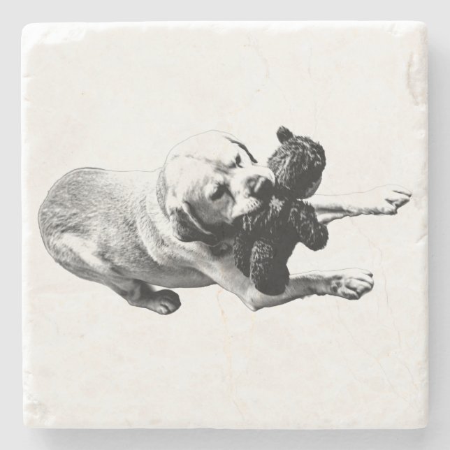 Dessous-de-verre En Pierre Poignée de prix (Devant)