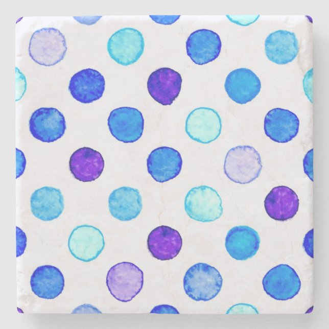 Dessous-de-verre En Pierre Polka dot (Devant)