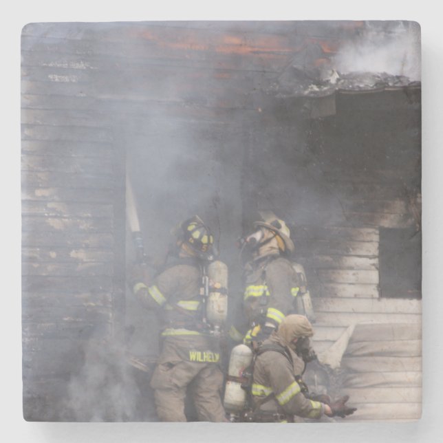 Dessous-de-verre En Pierre Pompier (Devant)
