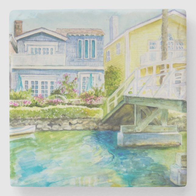 Dessous-de-verre En Pierre Pont de Venise (Devant)