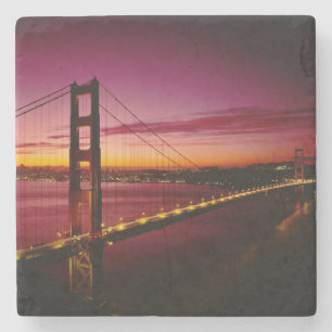 Dessous-de-verre En Pierre Pont du Golden Gate, San Francisco, Californie, 5
