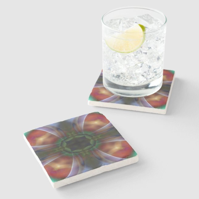 Dessous-de-verre En Pierre Poppy (Côté)