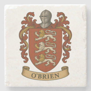 Dessous-de-verre En Pierre Porte-clés au blason de la famille O'Brien