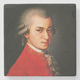 Dessous-de-verre En Pierre Portrait de Wolfgang Amadeus Mozart
