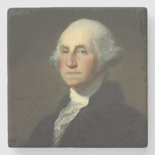 Dessous-de-verre En Pierre Portrait historique de George Washington
