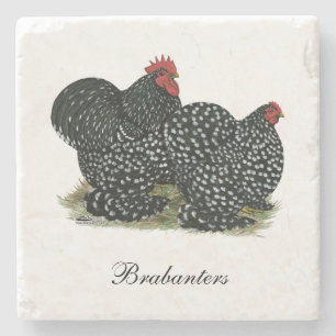 Dessous-de-verre En Pierre Poulets en coton