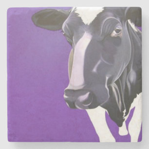 Dessous-de-verre En Pierre "Pourquoi le long visage ? "caboteur en pierre de