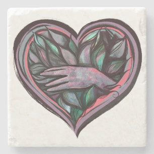 Dessous-de-verre En Pierre Pouvoir de la déesse des fleurs Lotus